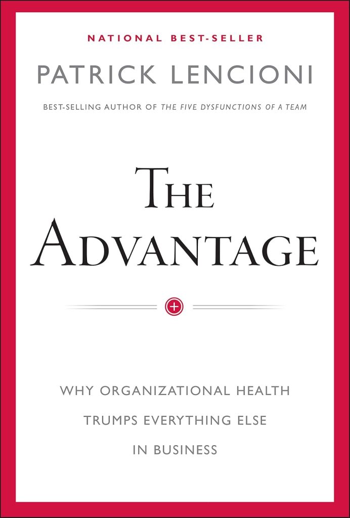 The key takeaway from The Advantage by Patrick Lencioni is that organizational health is the single greatest competitive advantage a company can have. Lencioni argues that while most leaders focus on "smart" areas of business like strategy, finance, and technology, these advantages are temporary and easily replicated. Instead, a truly healthy organization—one free of politics and confusion—will always outperform its unhealthy rivals, even if the latter are smarter.