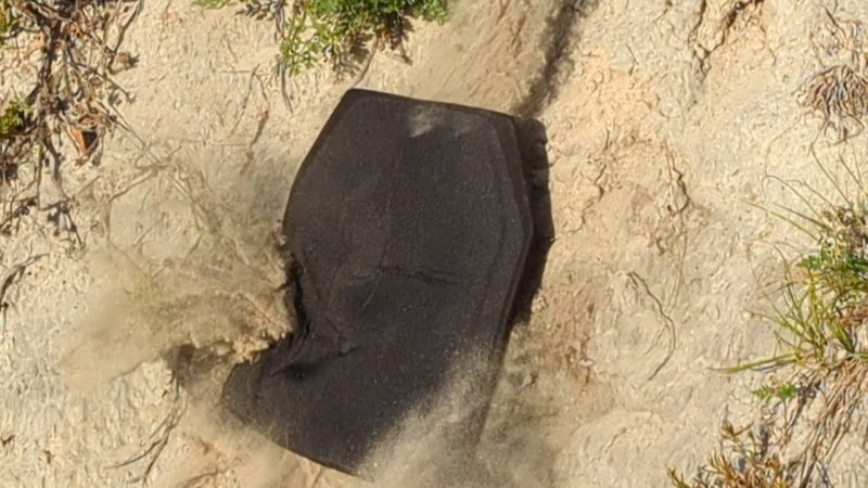 Plate being shot by 9mm