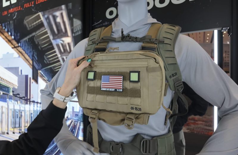 511-profile-image a tactical 5.11 chest rig on a mannequin