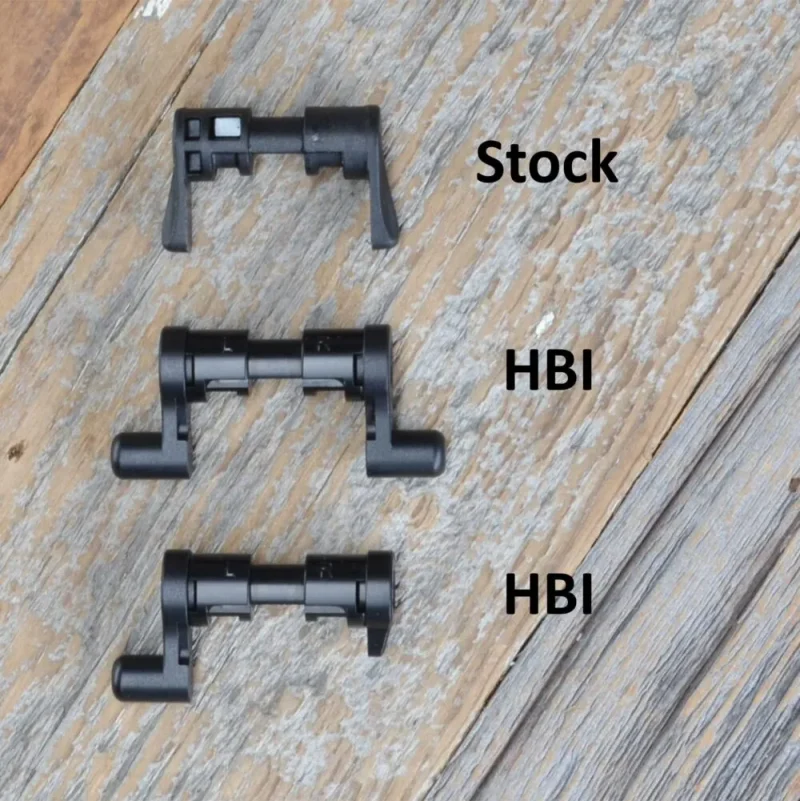 HB Industry comparison of factory and enhanced safety selector switches.