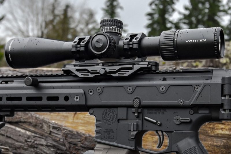 Magne-Tech magnetic scope Picatinny mount attaching a Vortex scope to a SBR.