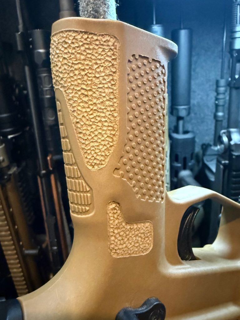 Stribog SP10A3 grip with custom stippling
