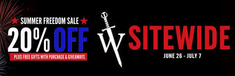 Of all the 4th of July sales on this list, Wilder Tactical's is one of the most signfificant. They only run 2 sales per year.