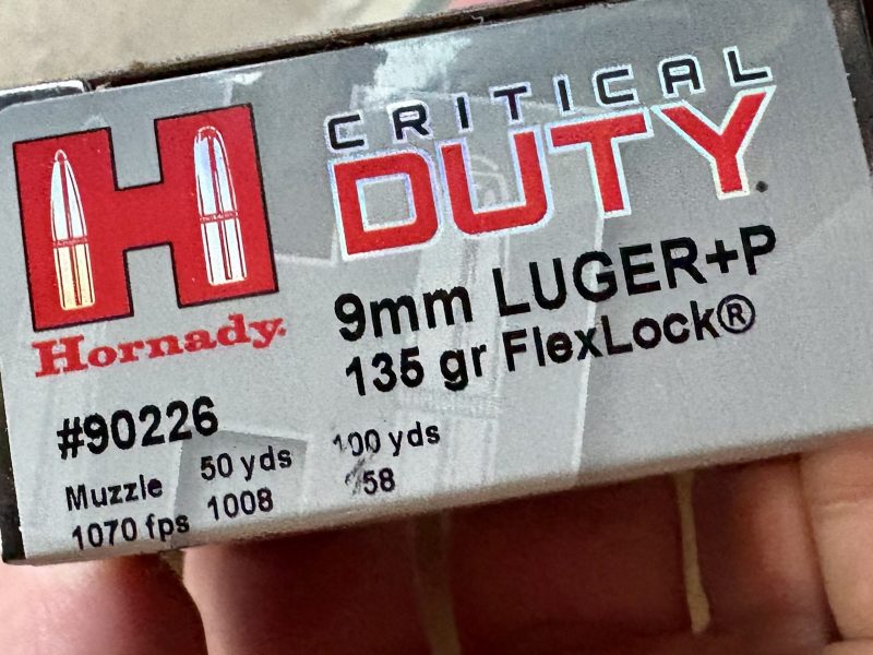 critical duty 9mm box