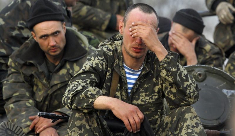 Weary Russian soldiers along the Ukraine kill zone, unknown names or provenance. Picutre