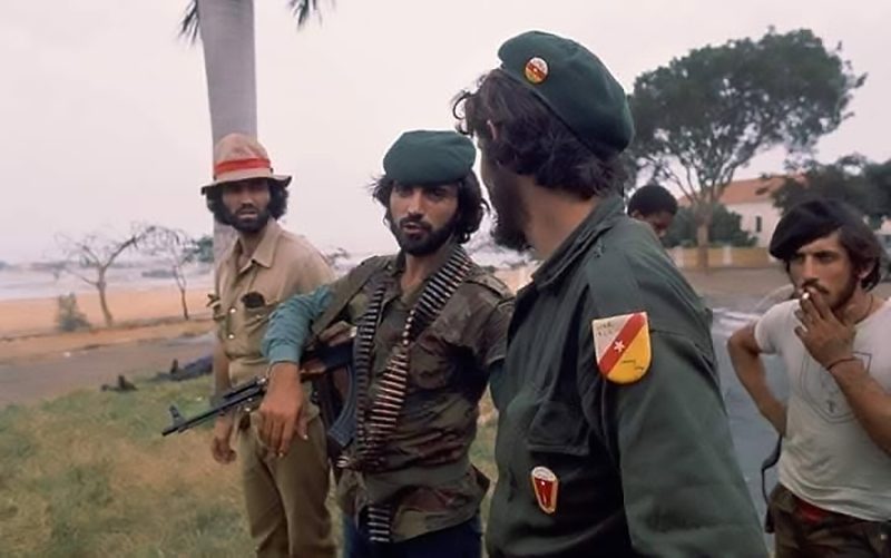 B-Arev image of Portuguese mercenaries in Angola in the 70s.