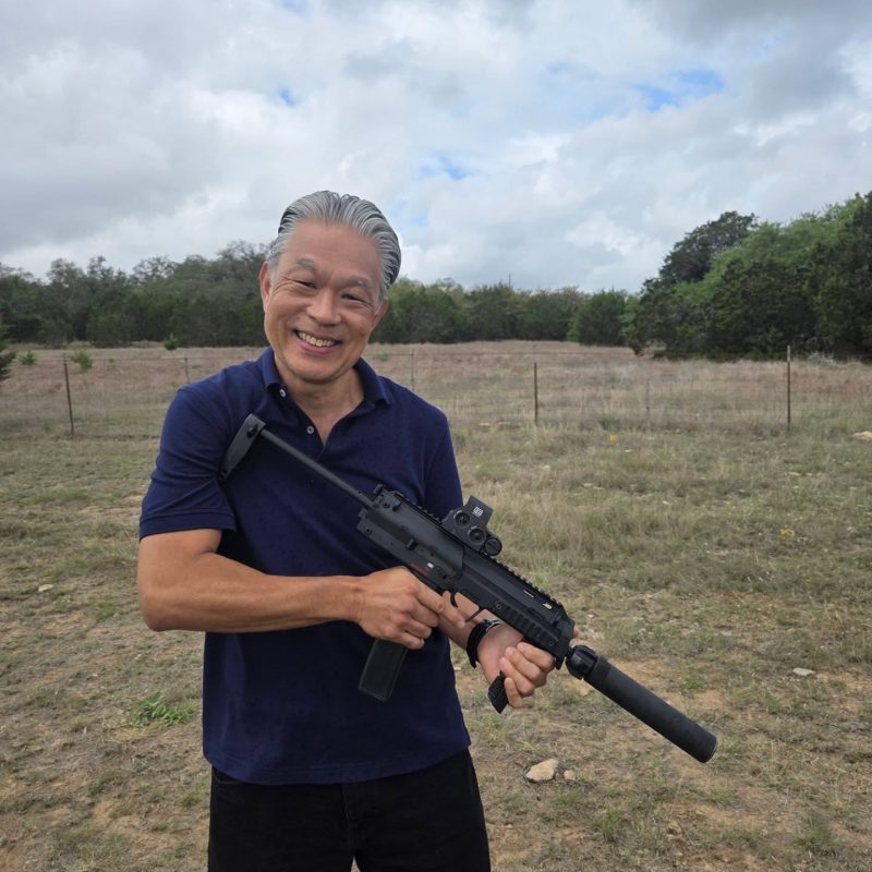 Tony Moon author (Rooftop Korean memoir of LA Riots) out shooting.