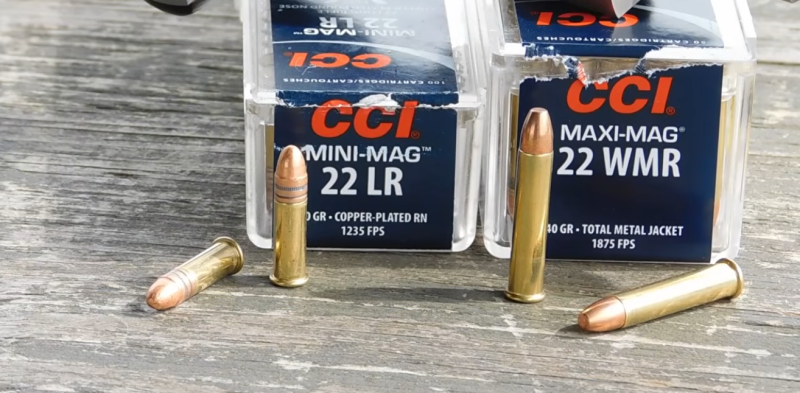 CCI 22 LR and 22 Magnum cartridges and boxes