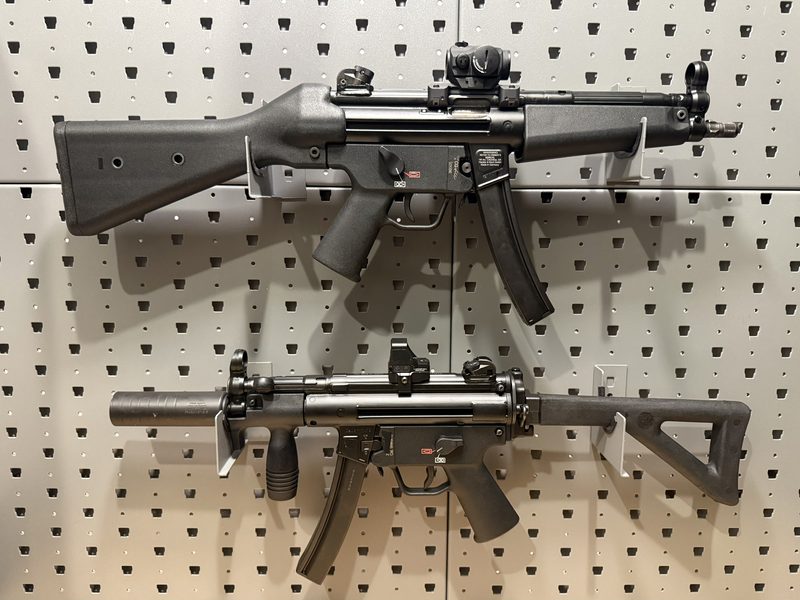 Both the SP5 and SP5K mounted on a Gallowtech wall.